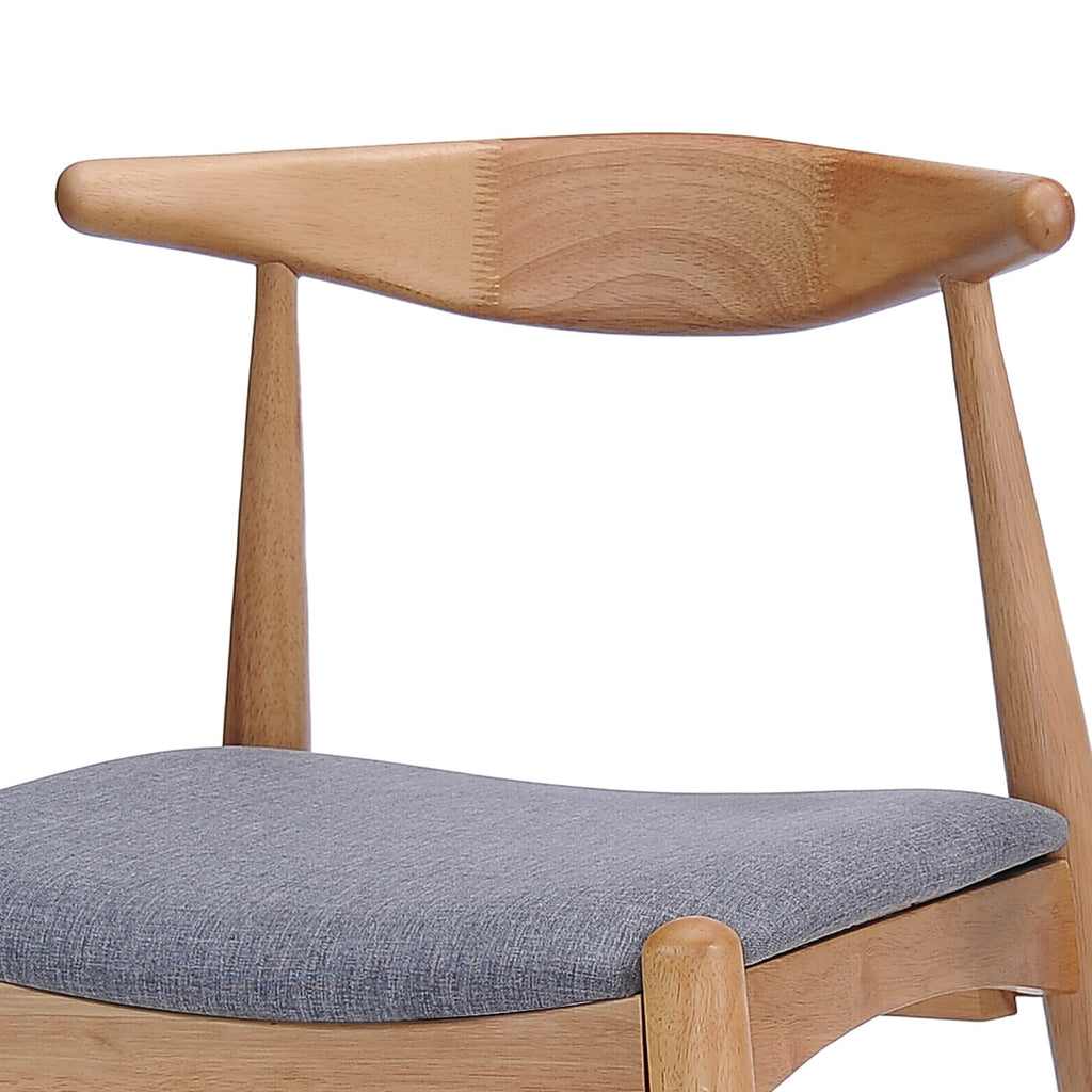 Chaises de salle à manger Francie style Mid-Century Modern (lot de 2) par Christopher Knight Home - 52 cm (L) x 51,4 cm (l) x 75,6 cm (H)