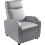Furniwell PU Leather Sofa Recliner with Padded Seat and Backrest.