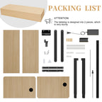 Bureau assis-debout électrique réglable en hauteur Futzca avec panneau de jonction