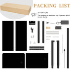 Bureau assis-debout électrique réglable en hauteur Futzca avec panneau de jonction