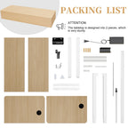 Bureau assis-debout électrique réglable en hauteur Futzca avec panneau de jonction