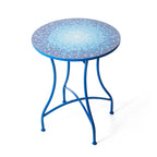 Glitzhome Outdoor Metal Folding Bistro Set 3PCS Patio Table Chairs