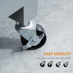 Chariot de cuisine HOMCOM, chariot utilitaire à roulettes avec plateau en bois, étagère ouverte et tiroir de rangement pour salle à manger et cuisine.