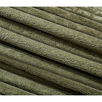 Harmonia 109 W Oversized Corduroy Sofa Bed, Deep Seat Double Lounge Chaise with 4 Pillows