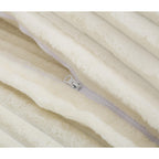 Harmonia 109 W Oversized Corduroy Sofa Bed, Deep Seat Double Lounge Chaise with 4 Pillows