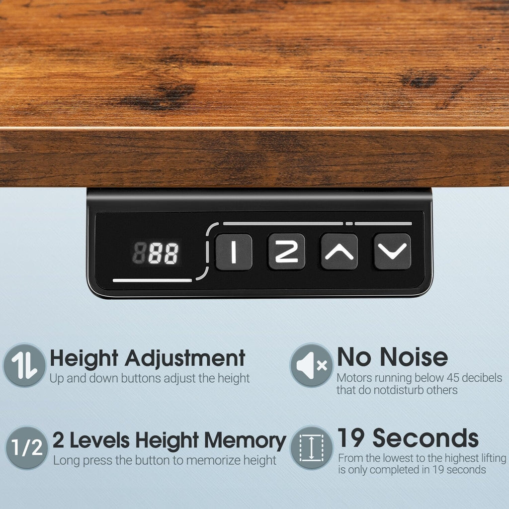 Bureau assis-debout électrique Homall à hauteur réglable