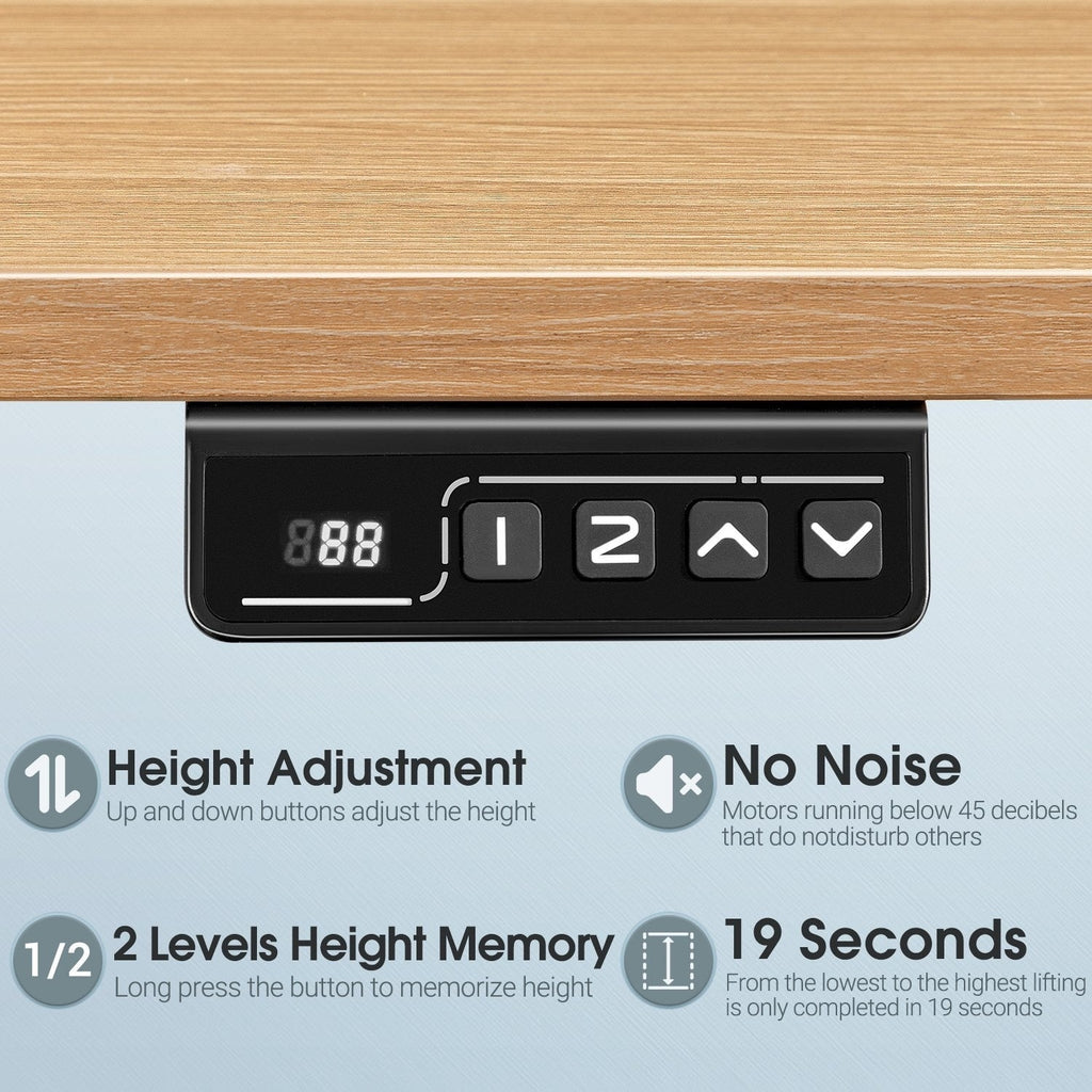 Bureau assis-debout électrique Homall à hauteur réglable