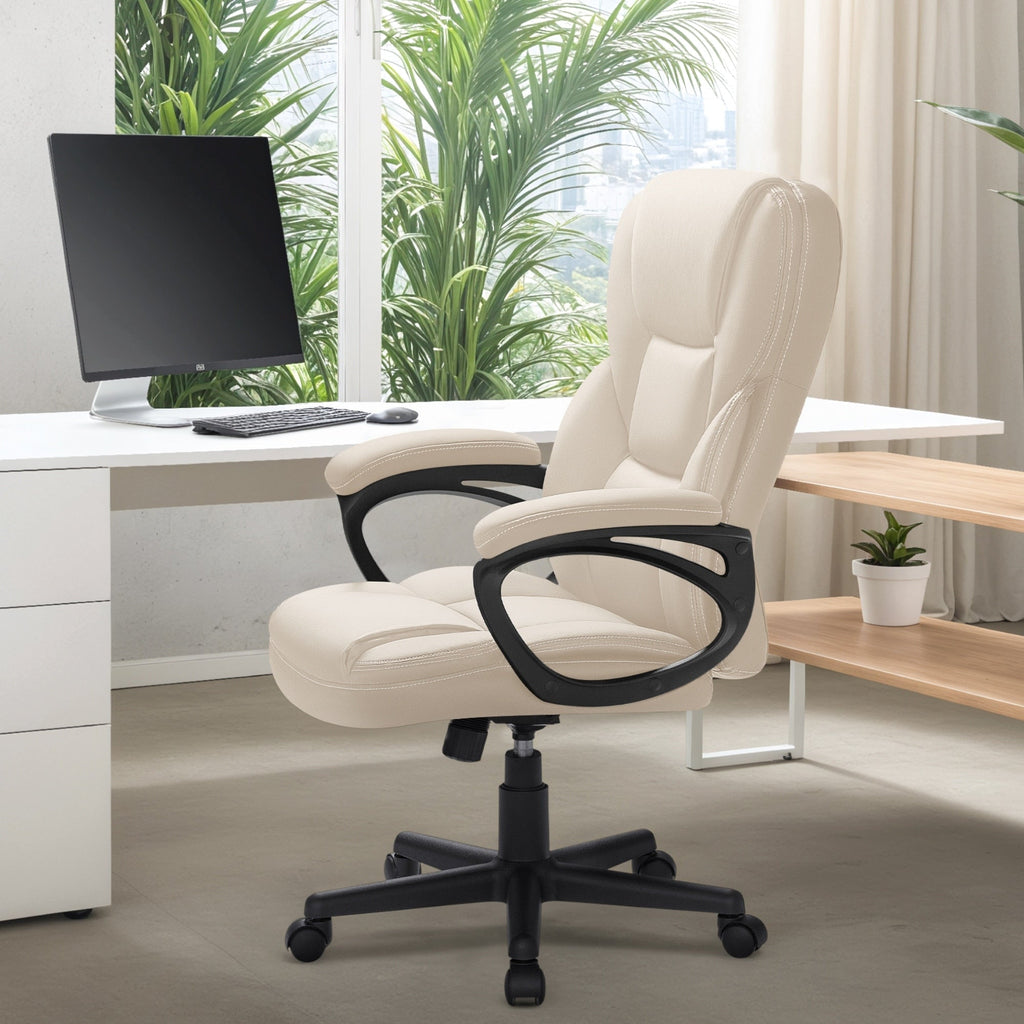Chaise de bureau Homall à dossier haut, ergonomique, pour cadre supérieur.
