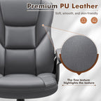 Chaise de bureau Homall à dossier haut, ergonomique, pour cadre supérieur.