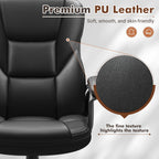 Chaise de bureau Homall à dossier haut, ergonomique, pour cadre supérieur.