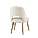 Chaises de salle à manger rembourrées INK IVY Nola avec dossier ajouré (lot de 2)