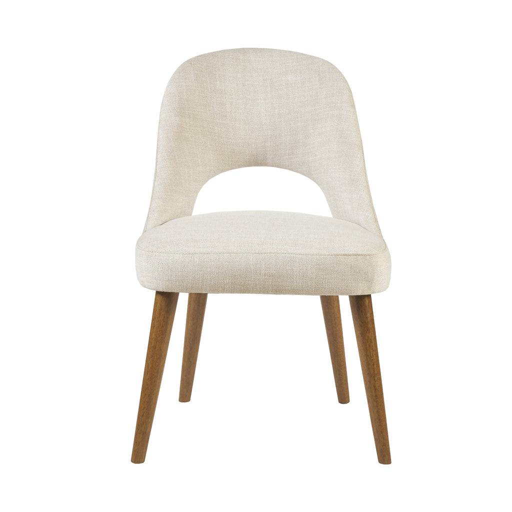 Chaises de salle à manger rembourrées INK IVY Nola avec dossier ajouré (lot de 2)