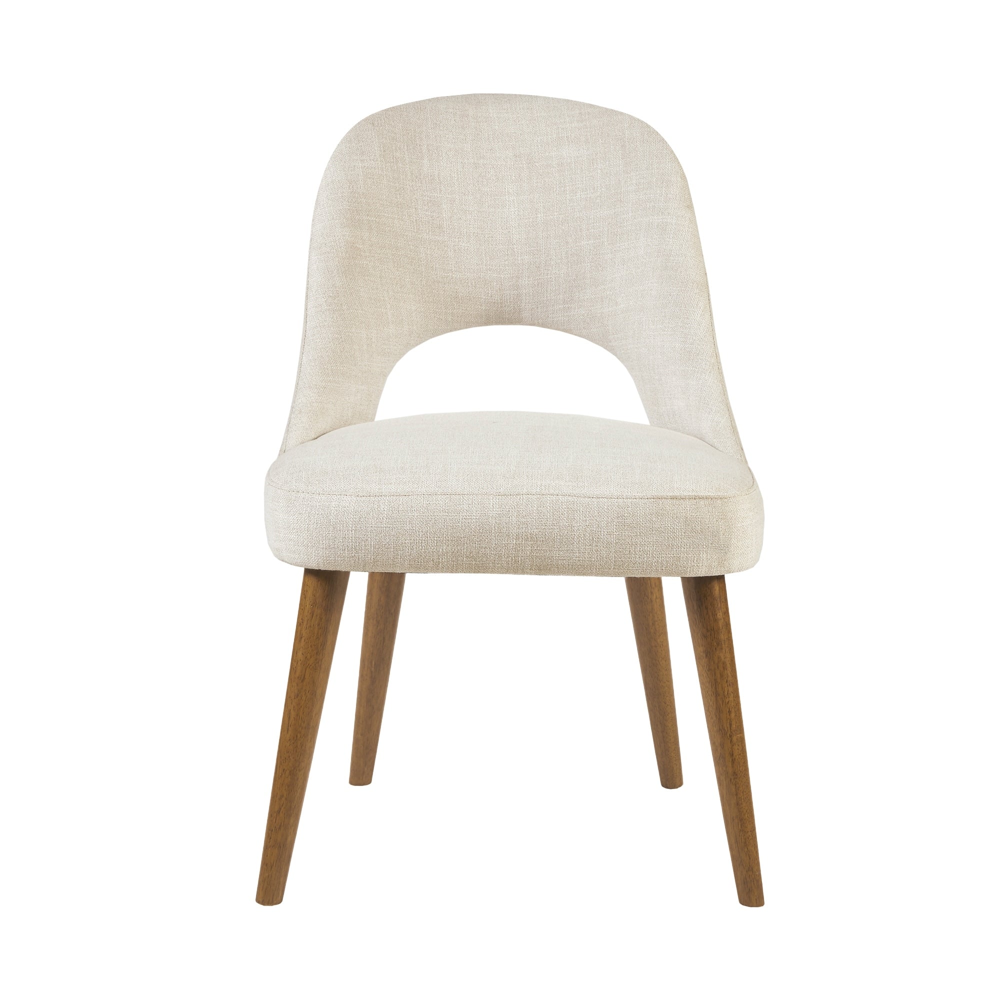 Chaises de salle à manger rembourrées INK IVY Nola avec dossier ajouré (lot de 2)