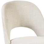 Chaises de salle à manger rembourrées INK IVY Nola avec dossier ajouré (lot de 2)