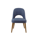 Chaises de salle à manger rembourrées INK IVY Nola avec dossier ajouré (lot de 2)