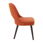 Chaises de salle à manger rembourrées INK IVY Nola avec dossier ajouré (lot de 2)