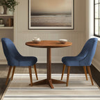 Chaises de salle à manger rembourrées INK IVY Nola avec dossier ajouré (lot de 2)