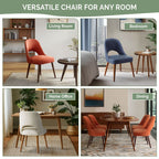 Chaises de salle à manger rembourrées INK IVY Nola avec dossier ajouré (lot de 2)