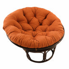 Fauteuil Papasan Bali en rotin de 107 cm avec coussin en sergé