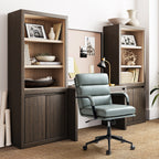 Fauteuil de bureau moderne Joseph en similicuir avec blocage et inclinaison centrale, par HULALA HOME