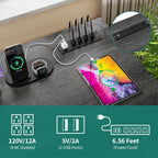 Moasis L Shaped Gaming Desk 59-Inch Computer Corner Desk with Monitor Stand