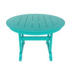 Polytrends Laguna Hdpe All Weather Outdoor Patio Dining Set with Round Table, Armchairs (5-Piece Set)