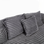 Lazy Sofa Durable Comfort Lounger High Back Bean Bag Chair Couch for Adults and Kids - 2 Seat