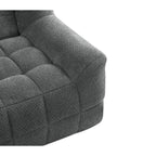 Liyasi 2 Seater Full Compression Sofa Beige Lychee Velvet No Assembly Required