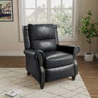 Manual Pushback Recliner Chairs with Nailhead Trim