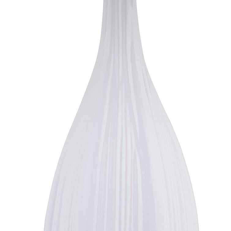 Ensemble de 2 lampes de table standard en porcelaine blanche (31)