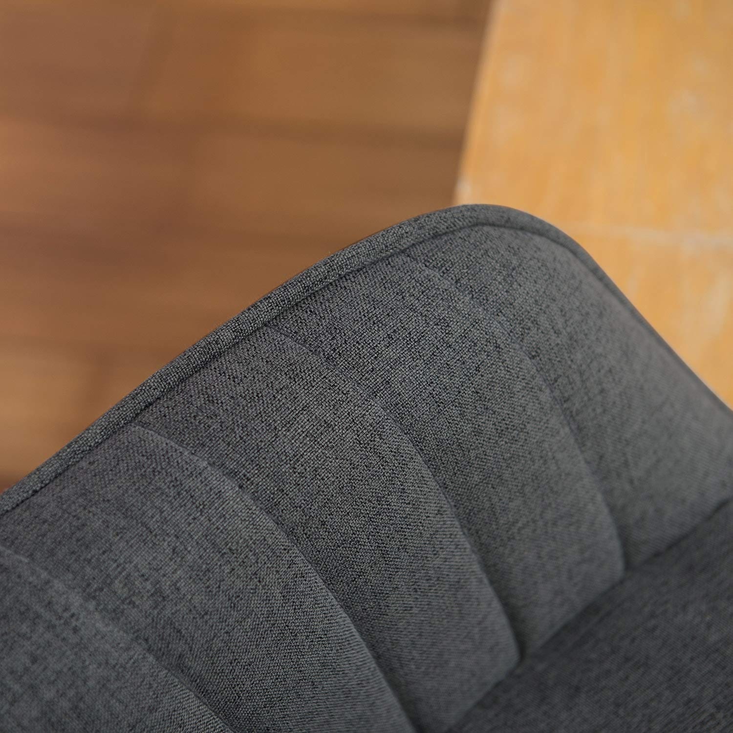 Fauteuil pivotant Art Leon moderne pour bureau à domicile avec pieds en bois