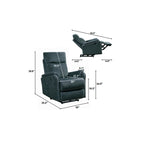 Modern Power Recliner Chair with USB, Full Head & Lumbar Support