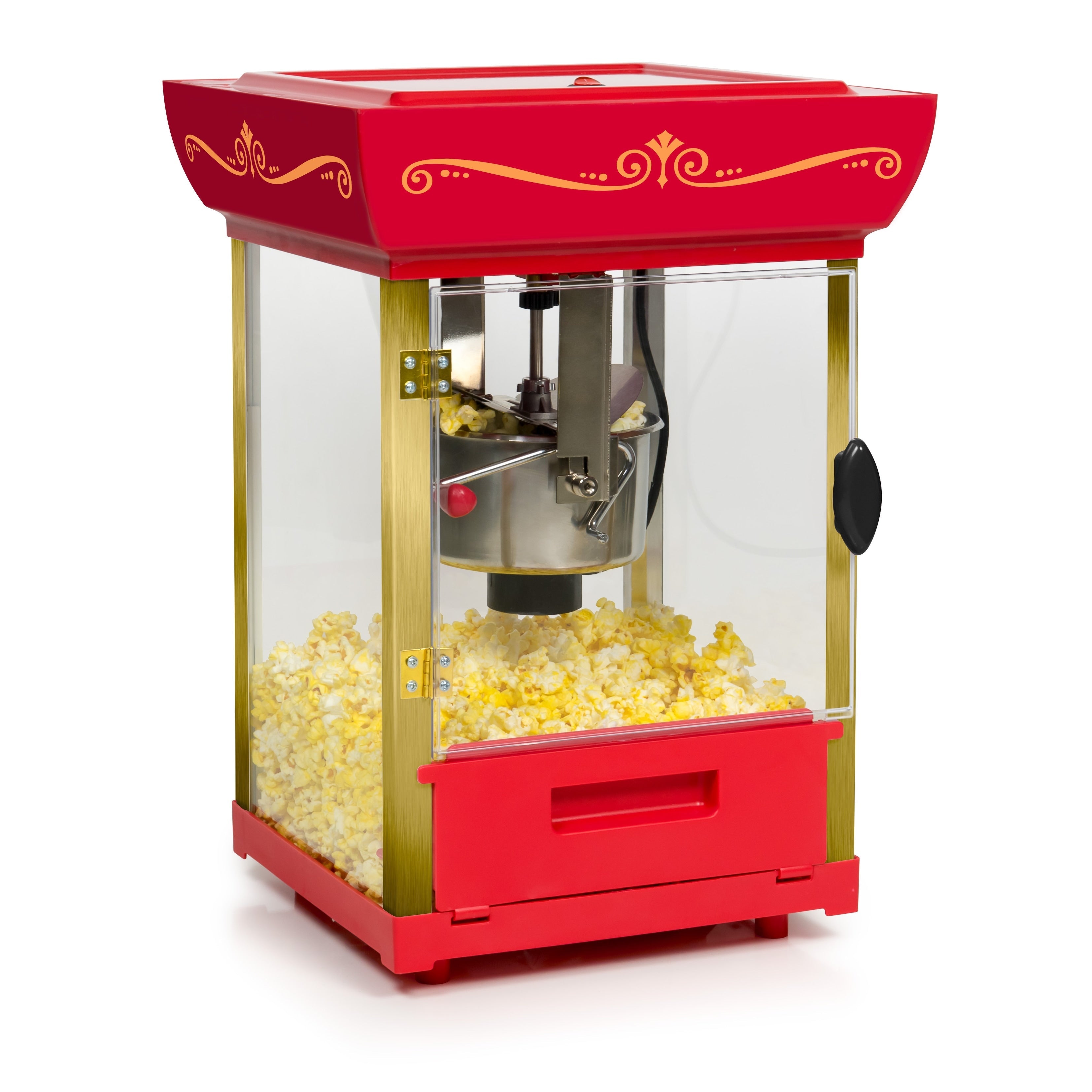 Movie Theater Style 2.5-Oz Kettle, 10-Cup 48-Inch Popcorn Cart