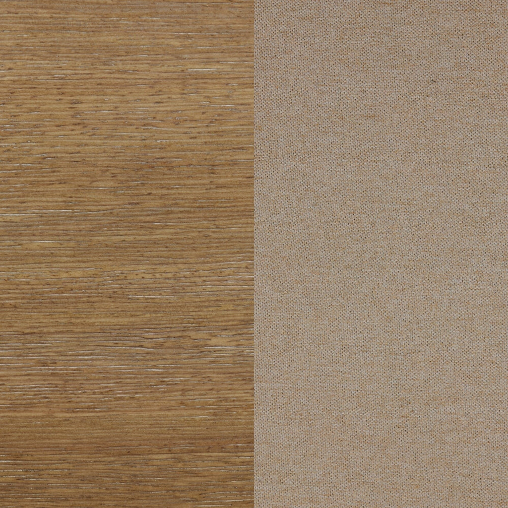 Tabouret de bar moderne Gracie, chaise rembourrée en tissu bouclé et pieds en bois brossé