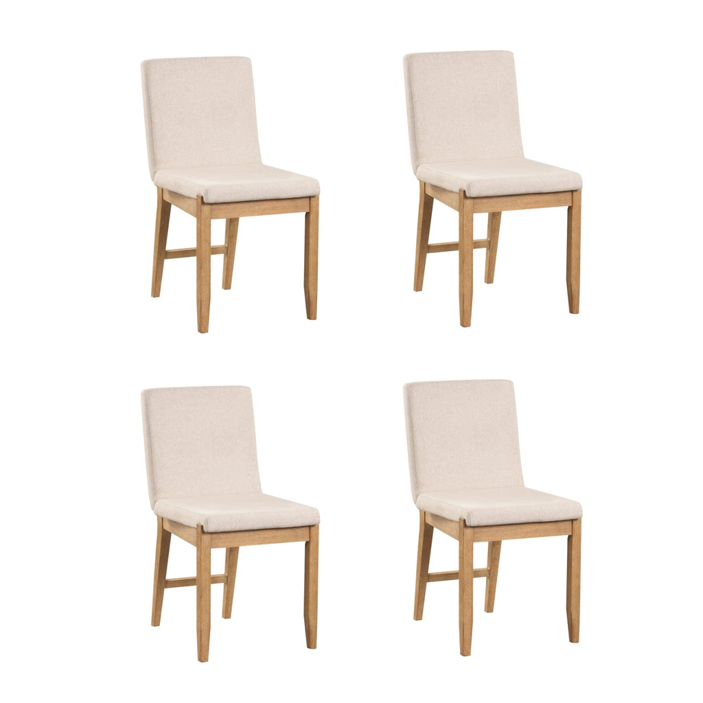 Tabouret de bar moderne Gracie, chaise rembourrée en tissu bouclé et pieds en bois brossé