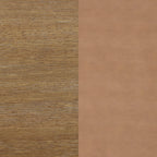 Tabouret de bar moderne Gracie, chaise rembourrée en tissu bouclé et pieds en bois brossé