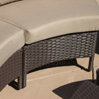 Newton All-Weather Wicker Sectional Sofa Set by Christopher Knight Home