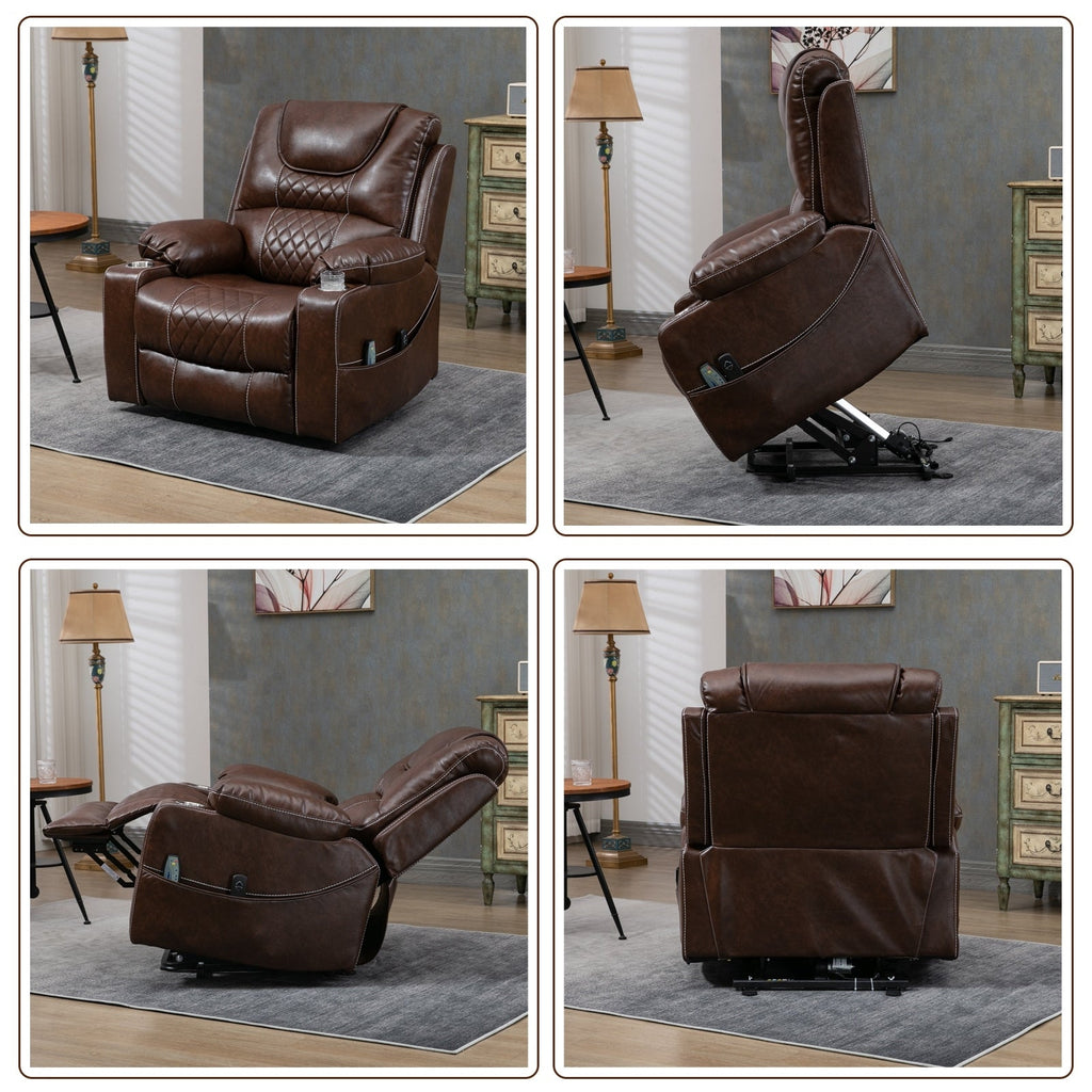Oversized Electric Recliner Chair Elderly Power Lift Chair, 400 lbs.