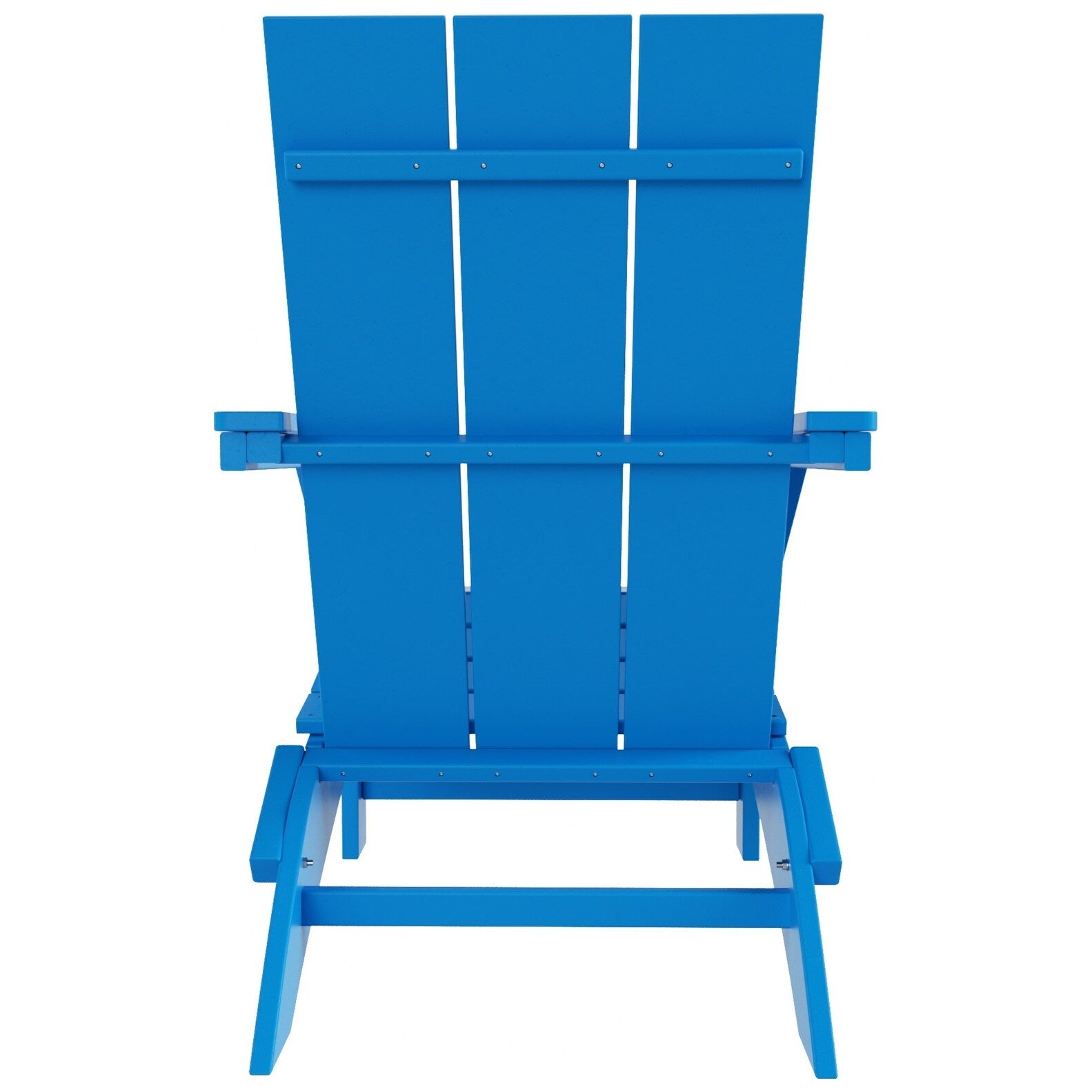 Polytrends Shoreside Modern Eco-Friendly All Weather Commercial-Residential Folding Adirondack Chair