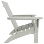 Polytrends Shoreside Modern Eco-Friendly All Weather Commercial-Residential Folding Adirondack Chair