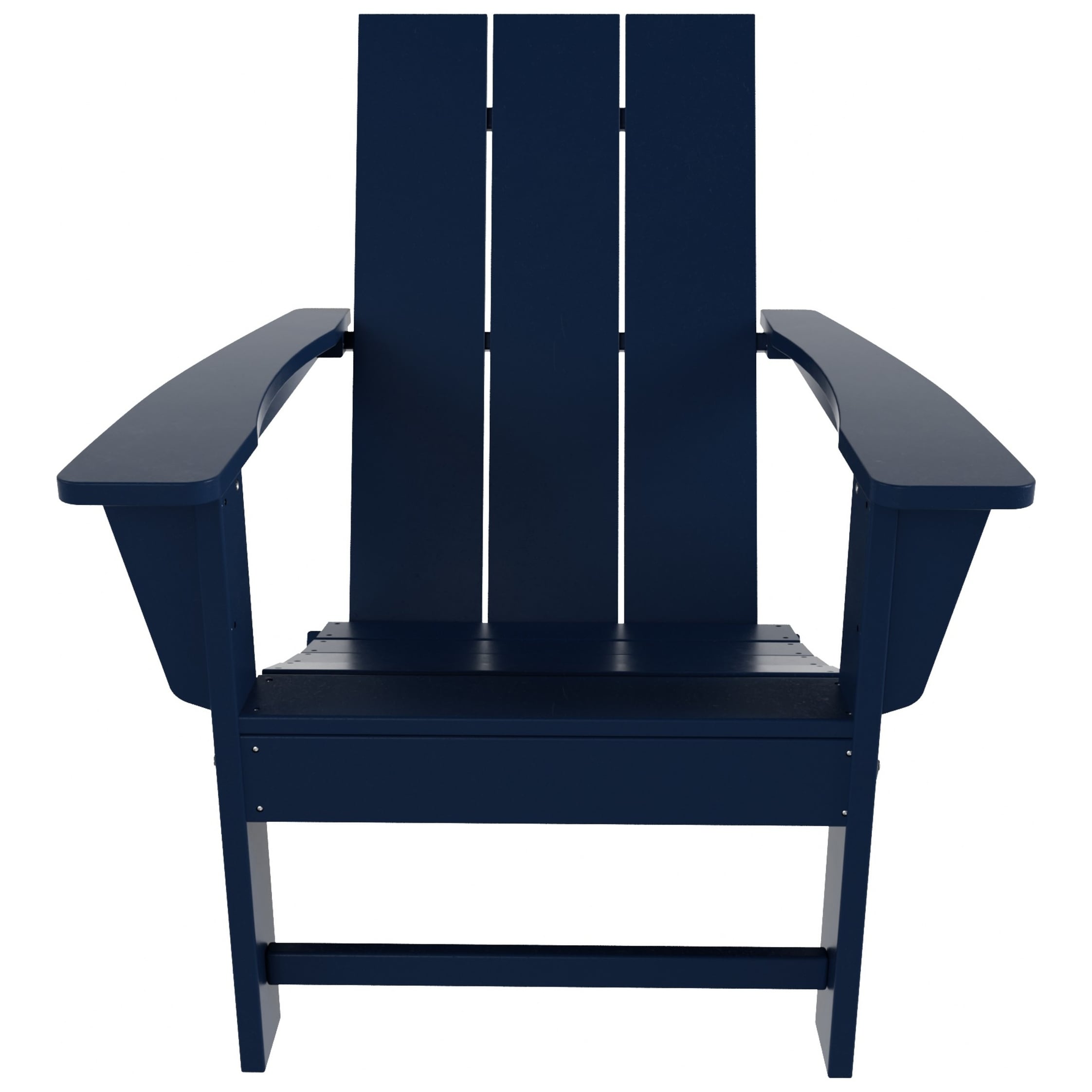 Polytrends Shoreside Modern Eco-Friendly All Weather Commercial-Residential Folding Adirondack Chair