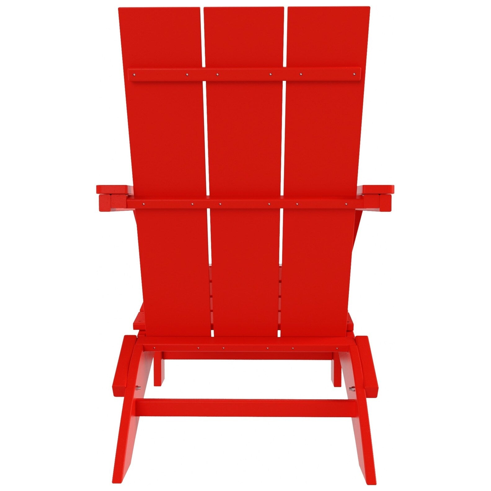 Polytrends Shoreside Modern Eco-Friendly All Weather Commercial-Residential Folding Adirondack Chair