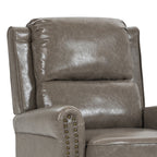 Manual Pushback Recliner Chairs with Nailhead Trim