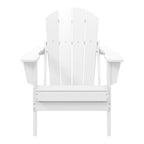 Polytrends Laguna Fade Resistant All Weather Outdoor Patio Folding Adirondack Chair