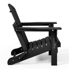 Polytrends Laguna Weather Resistant Outdoor Patio Folding Adirondack Chairs (Set of 2)