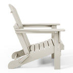 Polytrends Laguna Weather Resistant Outdoor Patio Folding Adirondack Chairs (Set of 2)