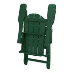 Polytrends Laguna Weather Resistant Outdoor Patio Folding Adirondack Chairs (Set of 4)