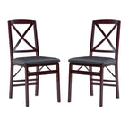 Porch & Den Espresso Folding Chair (Set of 2)