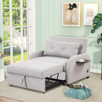 Pull Out Sofa Sleeper 3 in 1 with 2 Wing Table