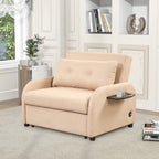 Pull Out Sofa Sleeper 3 in 1 with 2 Wing Table